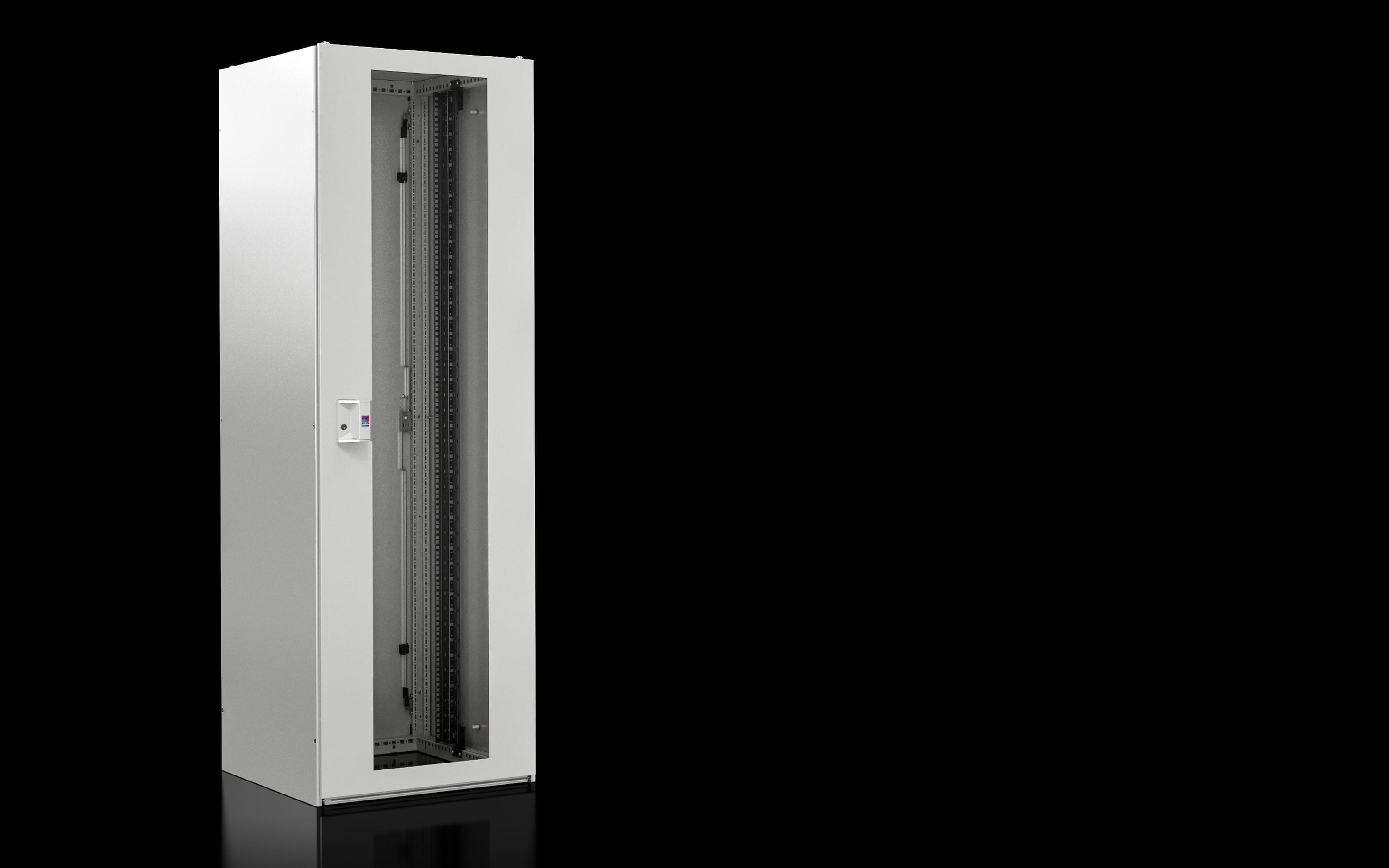 Rittal - Baie réseaux TX CableNet - avec portes vitrées - H2000 L600 P800