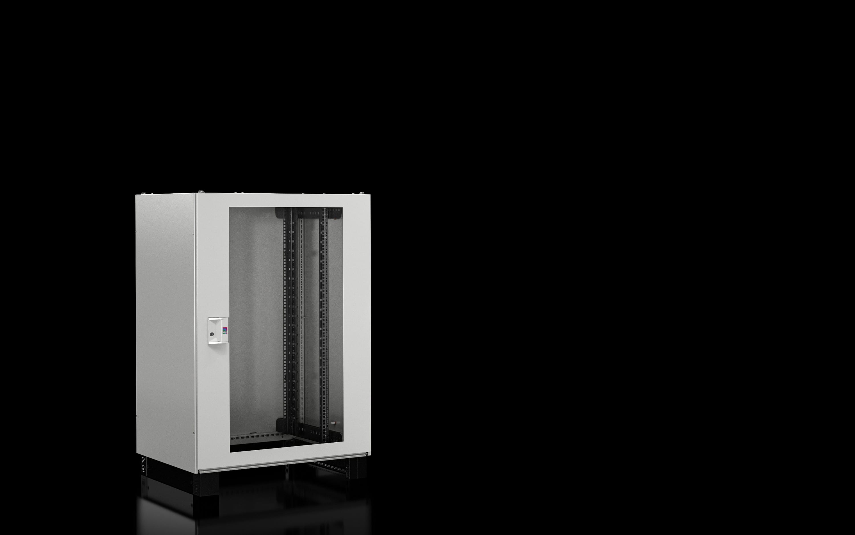 Rittal - Baie réseaux TX CableNet avec porte vitrée - L800 H1200 P800