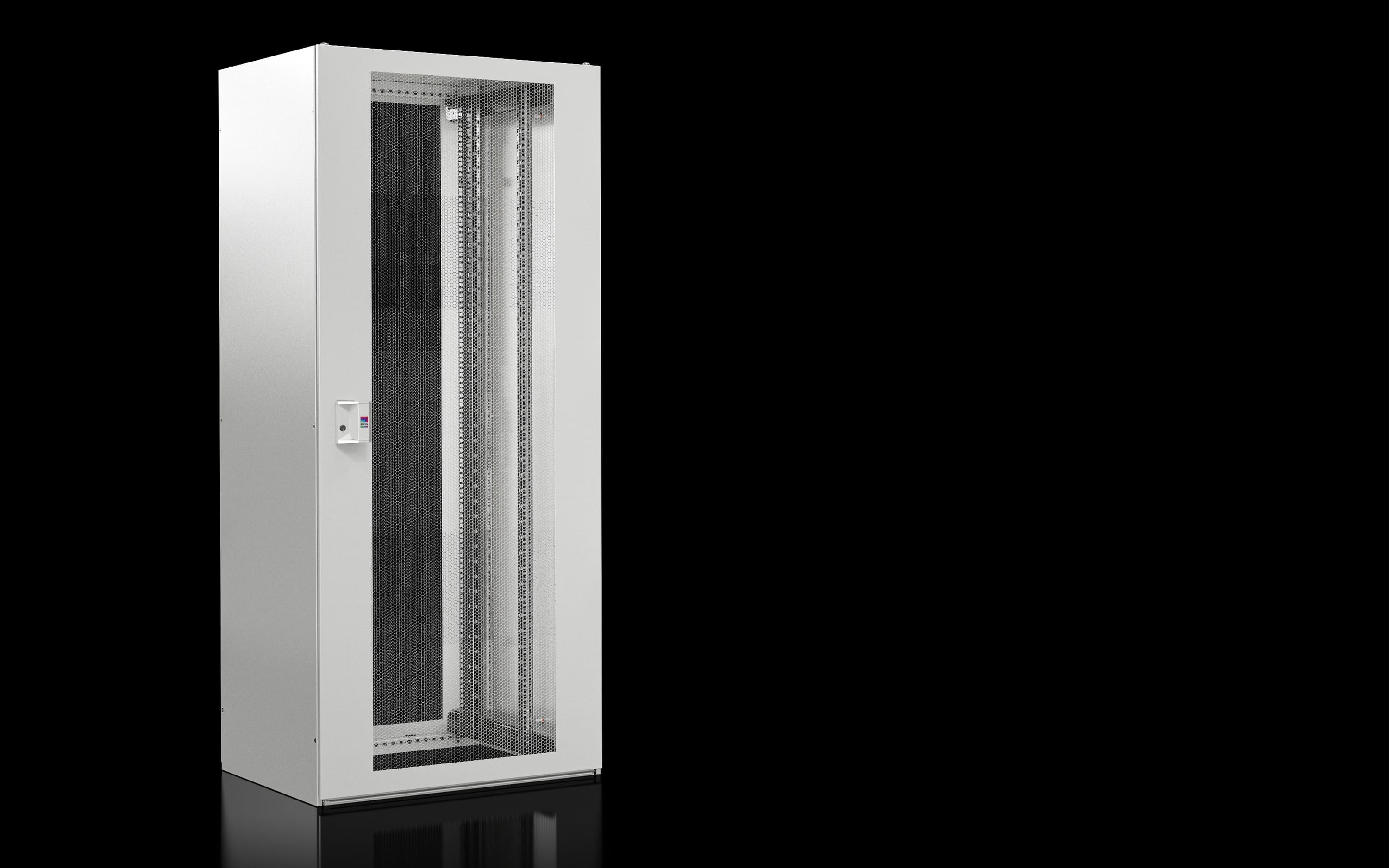 Rittal - Baie réseaux TX CableNet avec portes ajourées - L800 H2000 P1000