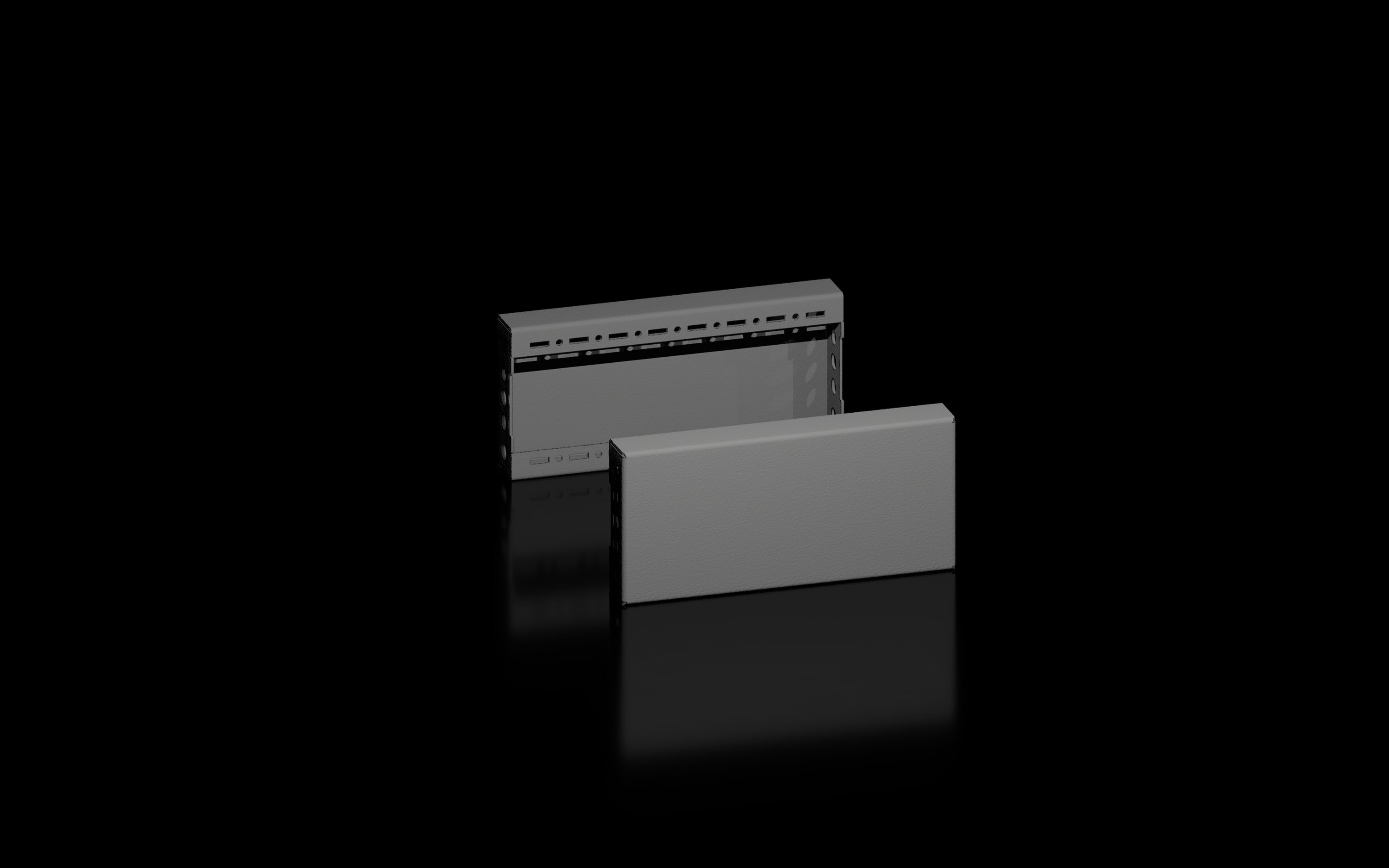 Rittal - Plaque socle latérale - VX25-TS-TSIT-SE-PC-IW-CM-TP -H100 P400