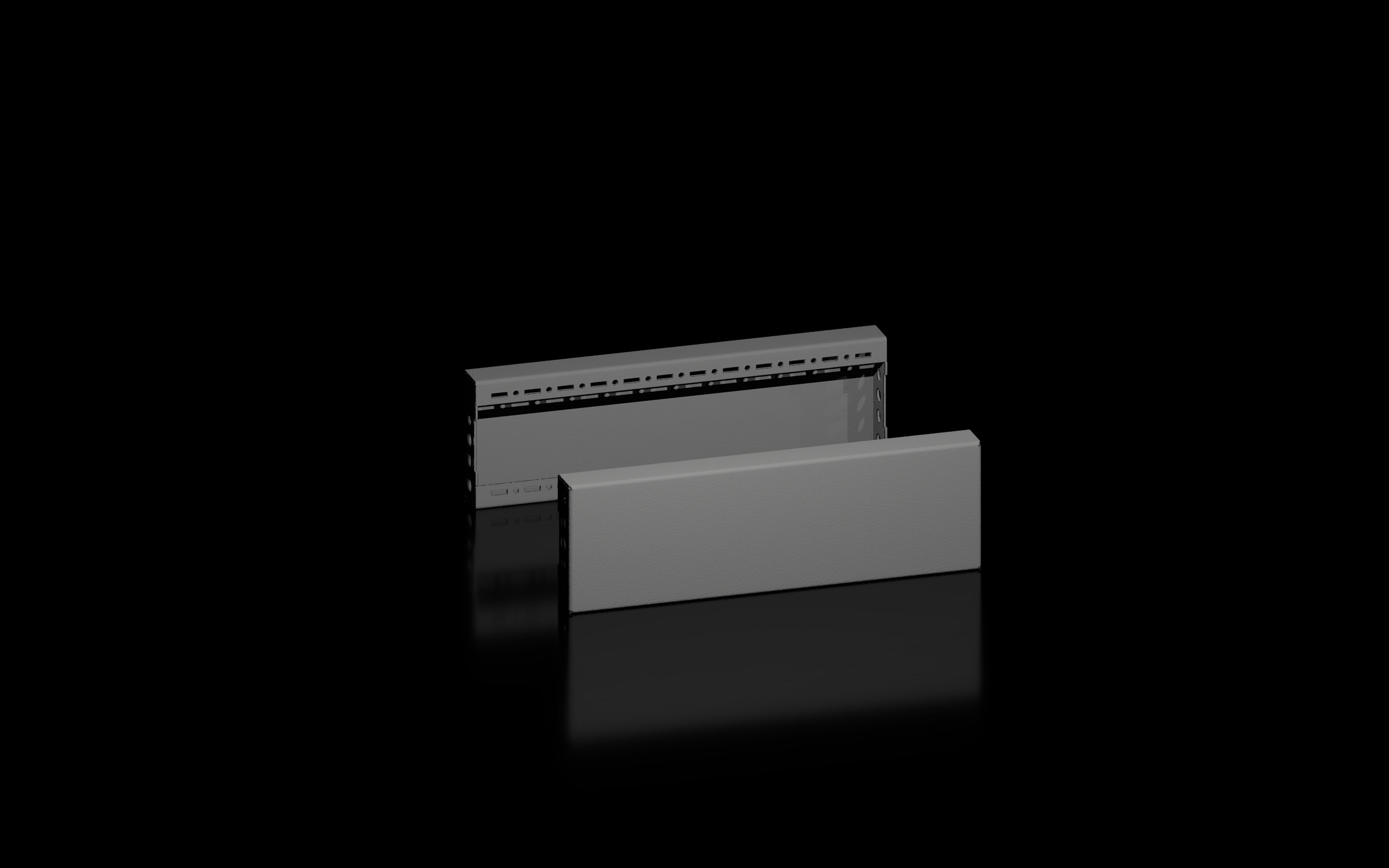 Rittal - Plaque socle latérale - VX25-TS-TSIT-SE-PC-IW-CM-TP -H100 P500
