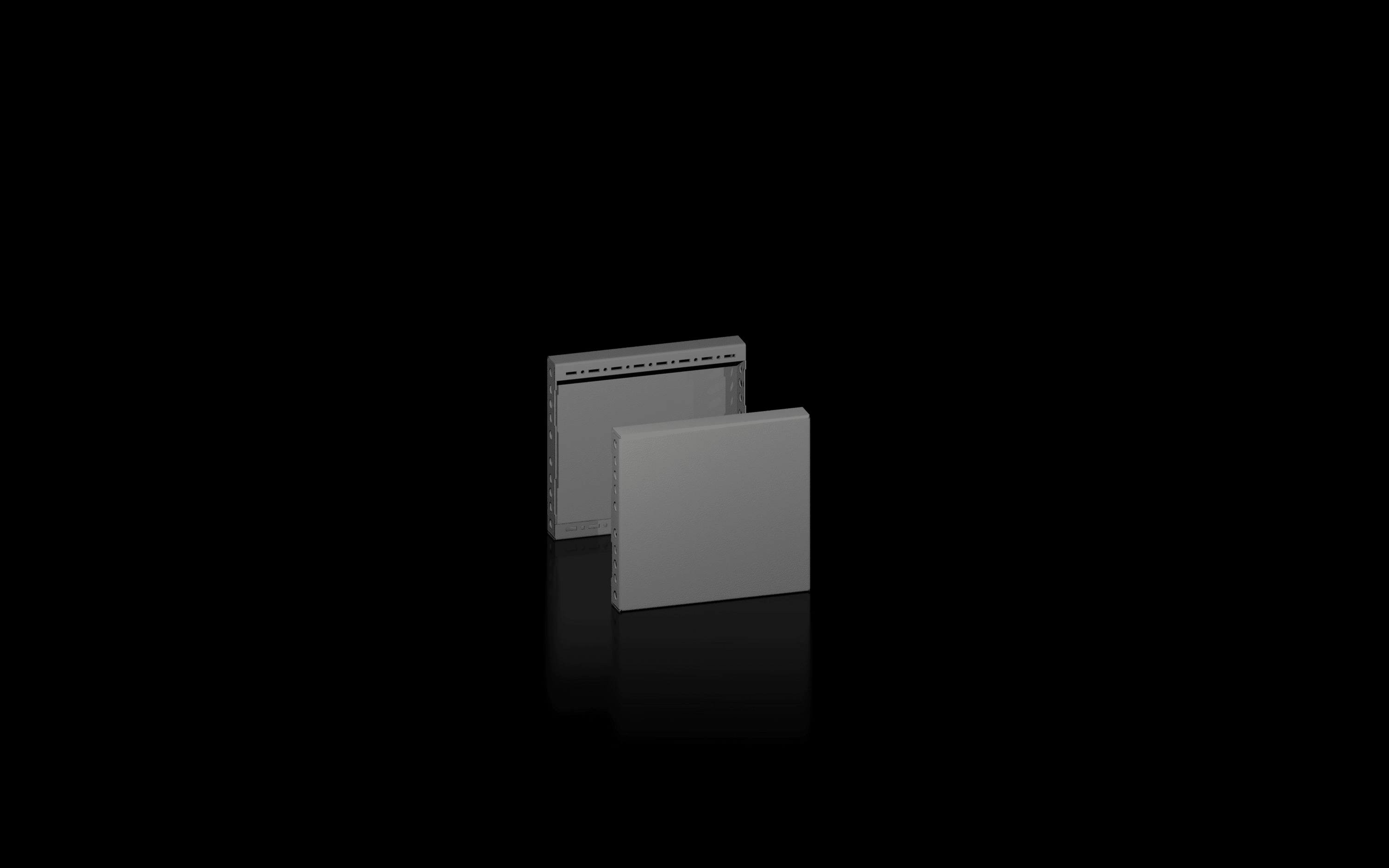 Rittal - Plaque socle latérale - VX25-TS-TSIT-SE-PC-IW-CM-TP -H200 P400