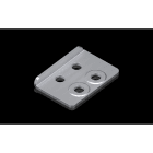 Rittal - Adaptateurs de socle en tôle d'acier pour roulettes doubles orientables - VX