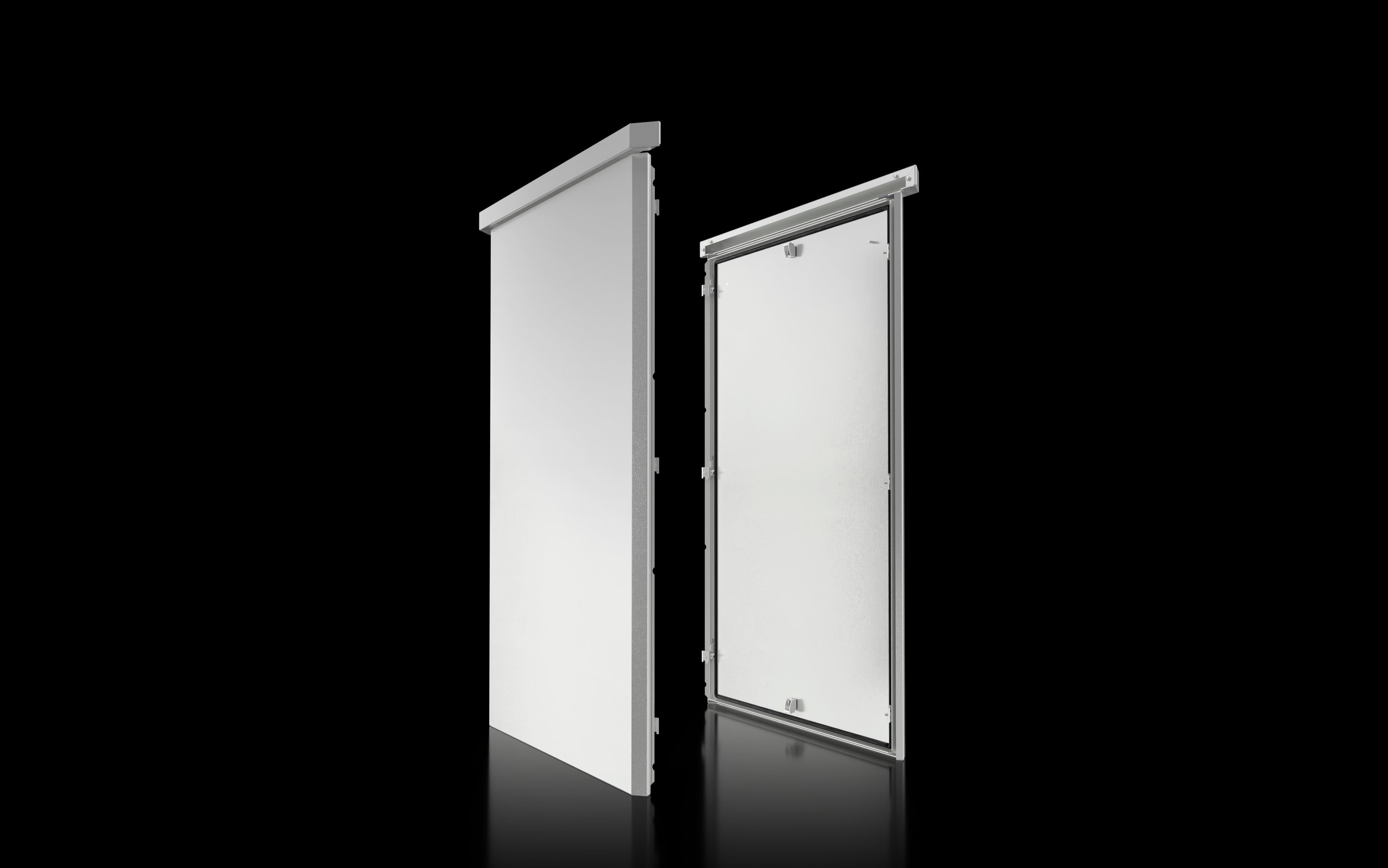 Rittal - Panneau latéral à double parois, H1200 P800 mm, en aluminium AlMg3