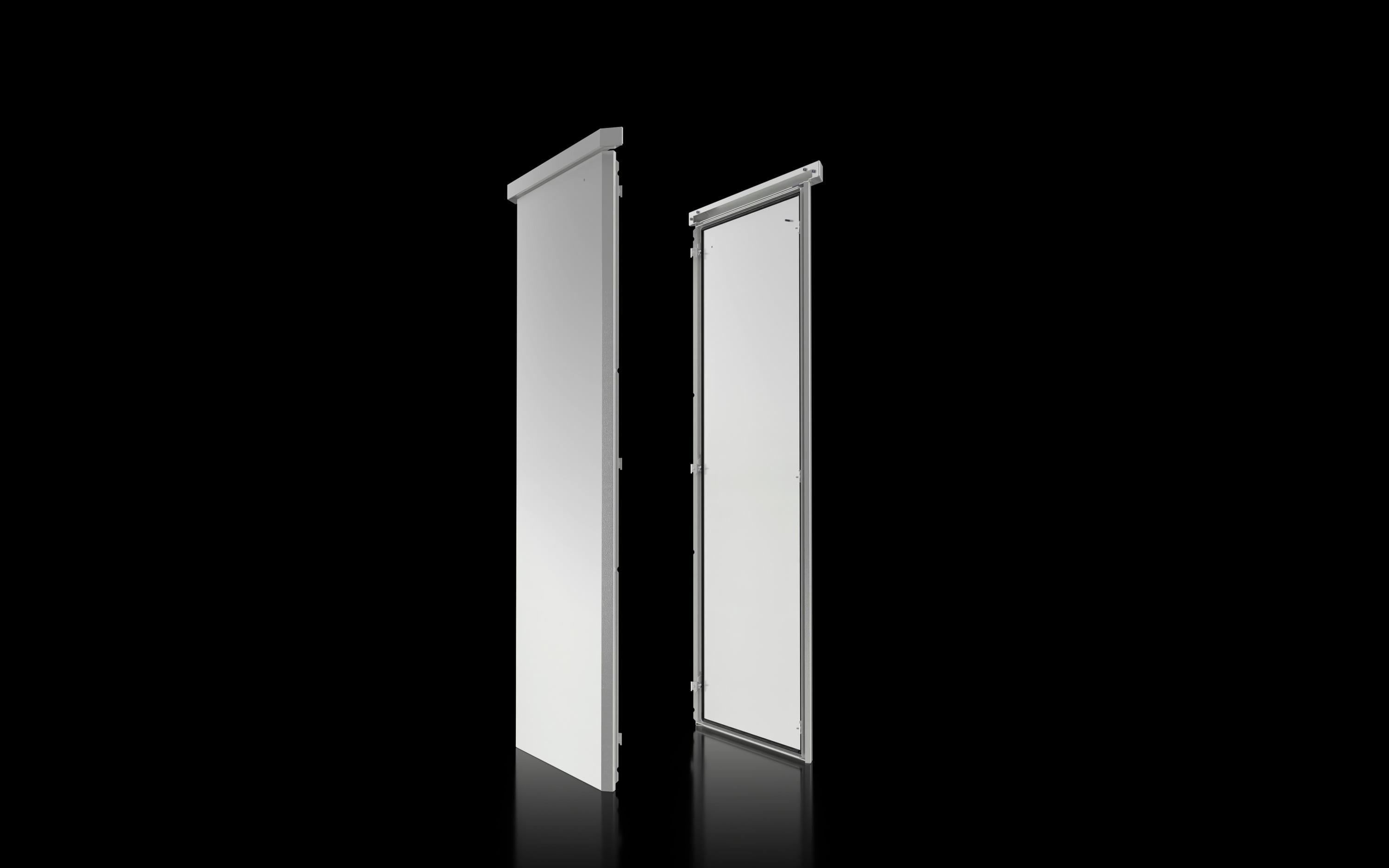 Rittal - Panneau latéral à double parois, H1600 P600 mm, en aluminium AlMg3