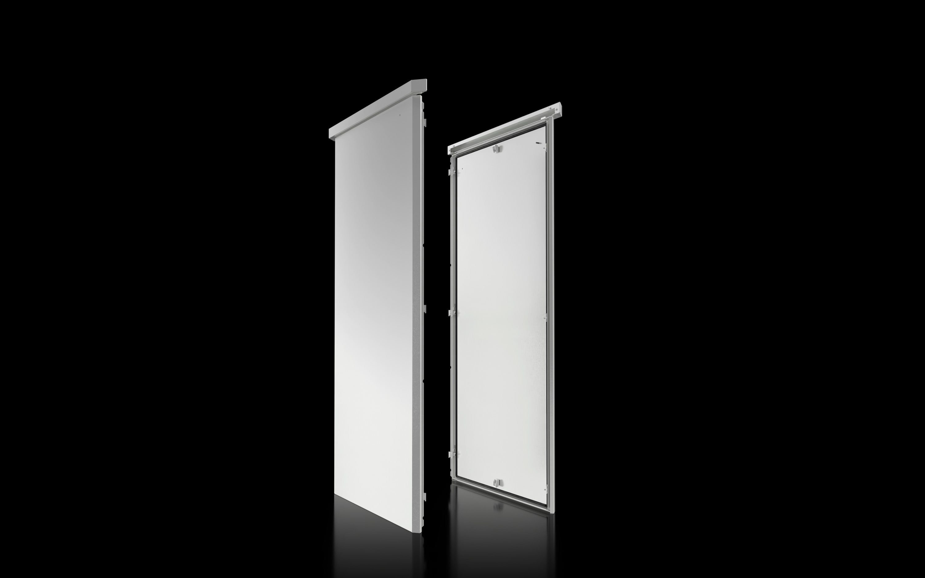 Rittal - Panneau latéral à double parois, H1600 P800 mm, en aluminium AlMg3