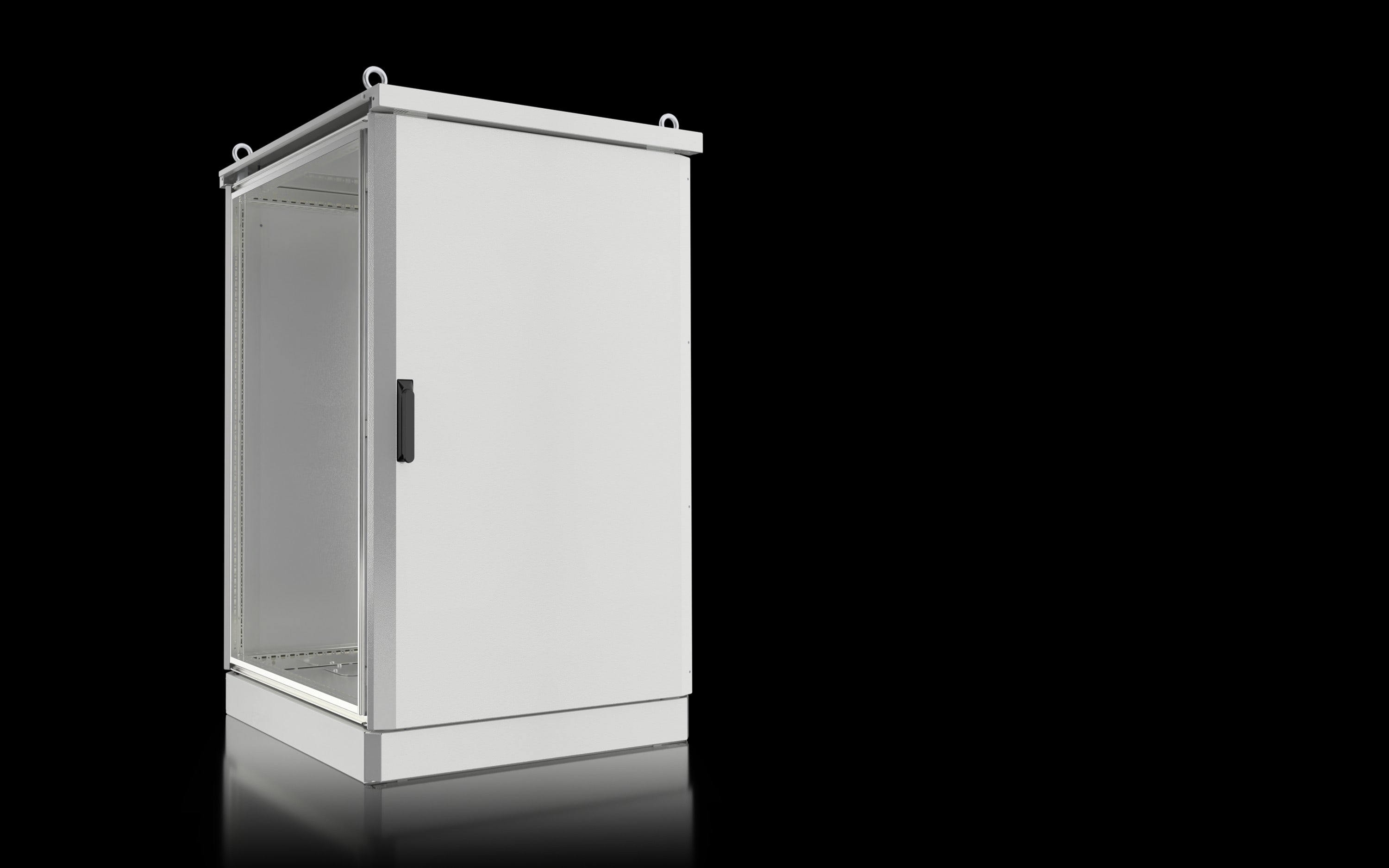 Rittal - Baie outdoor - CS - Toptec - H1200 L800 P800 - Inox et aluminium - double peau