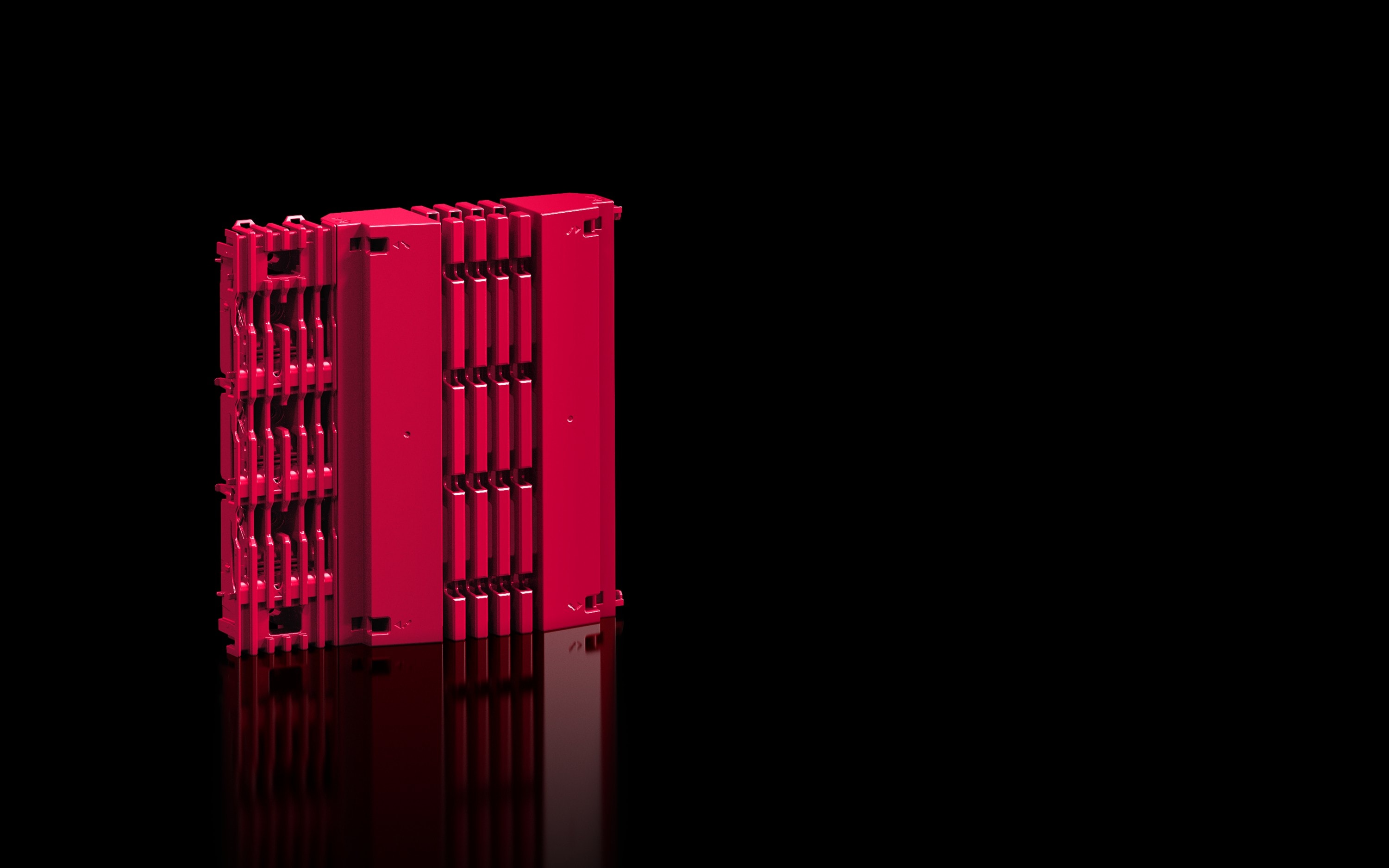 Rittal - Kit de juxtaposition long pour module RiLineX, sans éléments de jonction