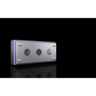 Rittal - Coffret à bouton poussoir - HD- H220 L100 P90 - Inox - IP66 - 3 découpes 30,5MM