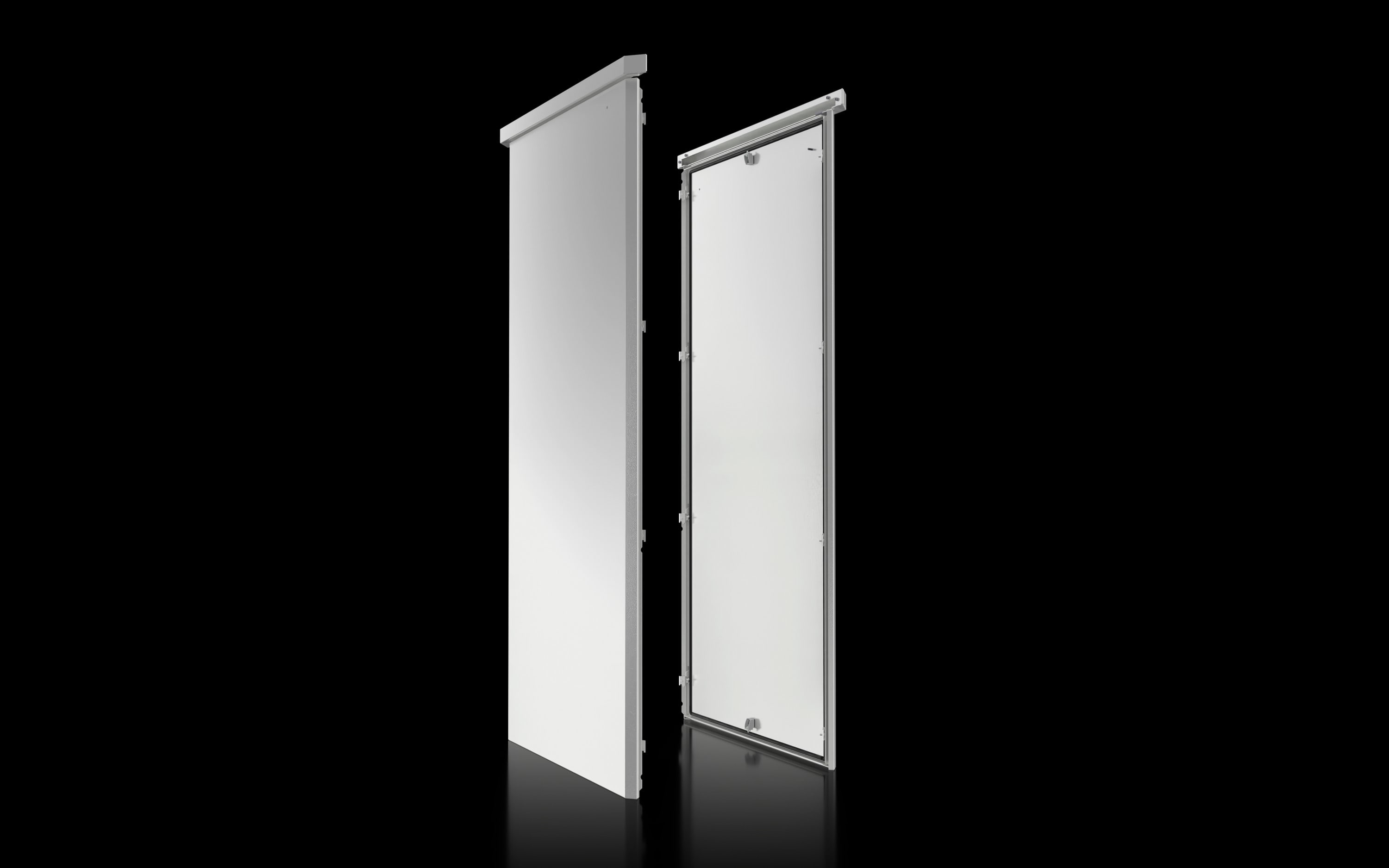 Rittal - Panneau latéral à double parois, H1800 P800 mm, en aluminium AlMg3