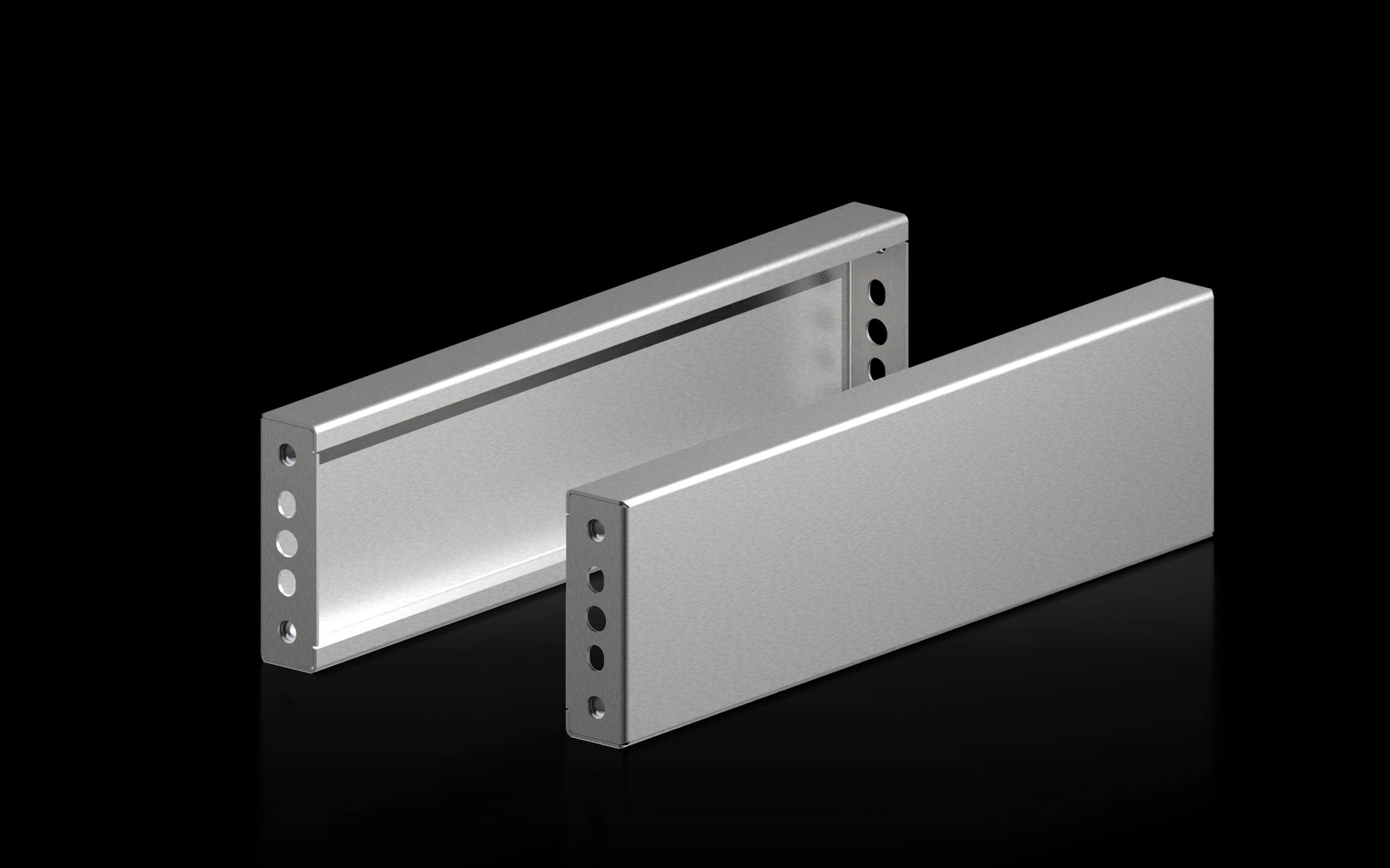 Rittal - Plaques de socle latérales en inox pour VX - H500 L100