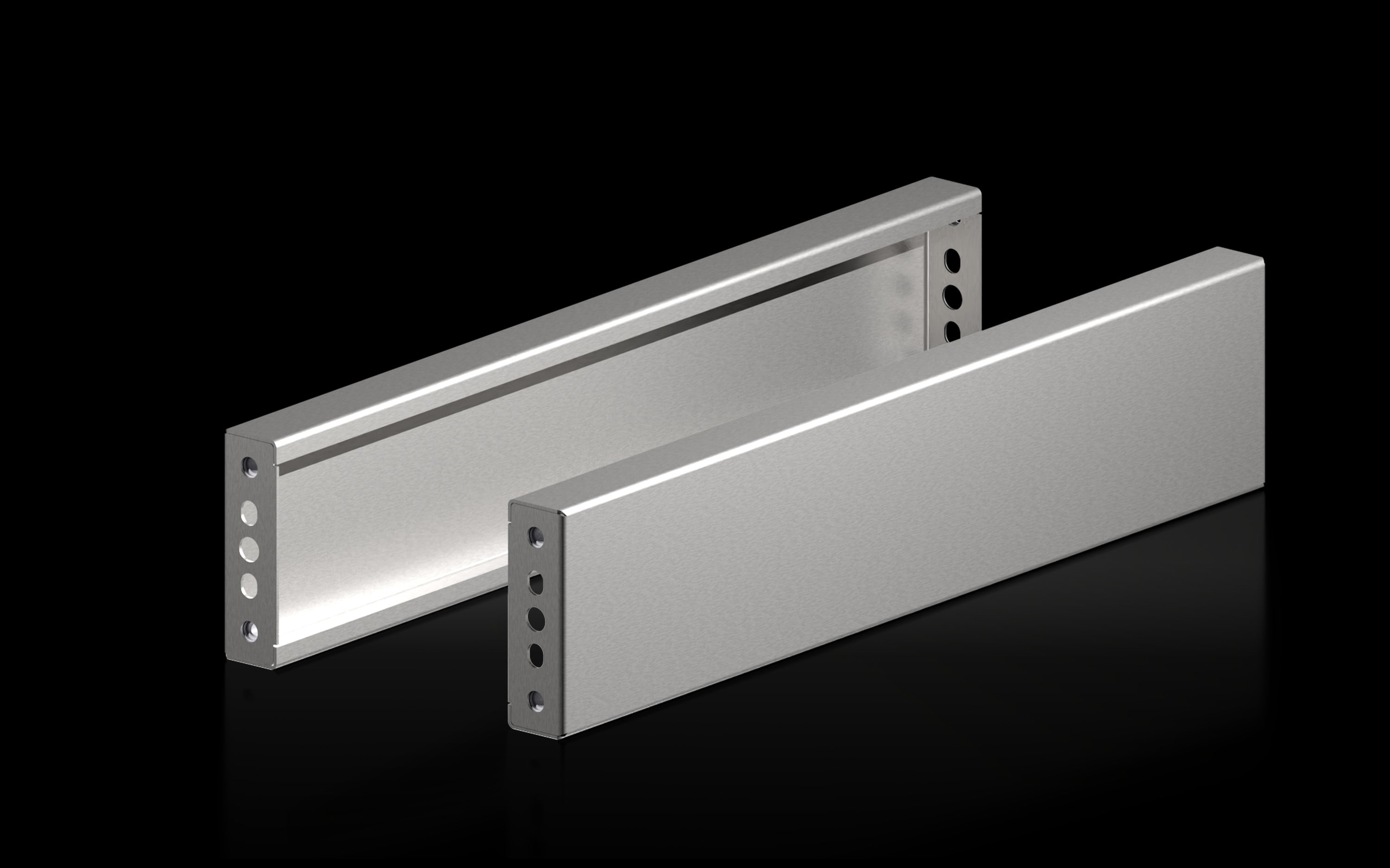 Rittal - Plaques de socle latérales en inox pour VX - H600 L100