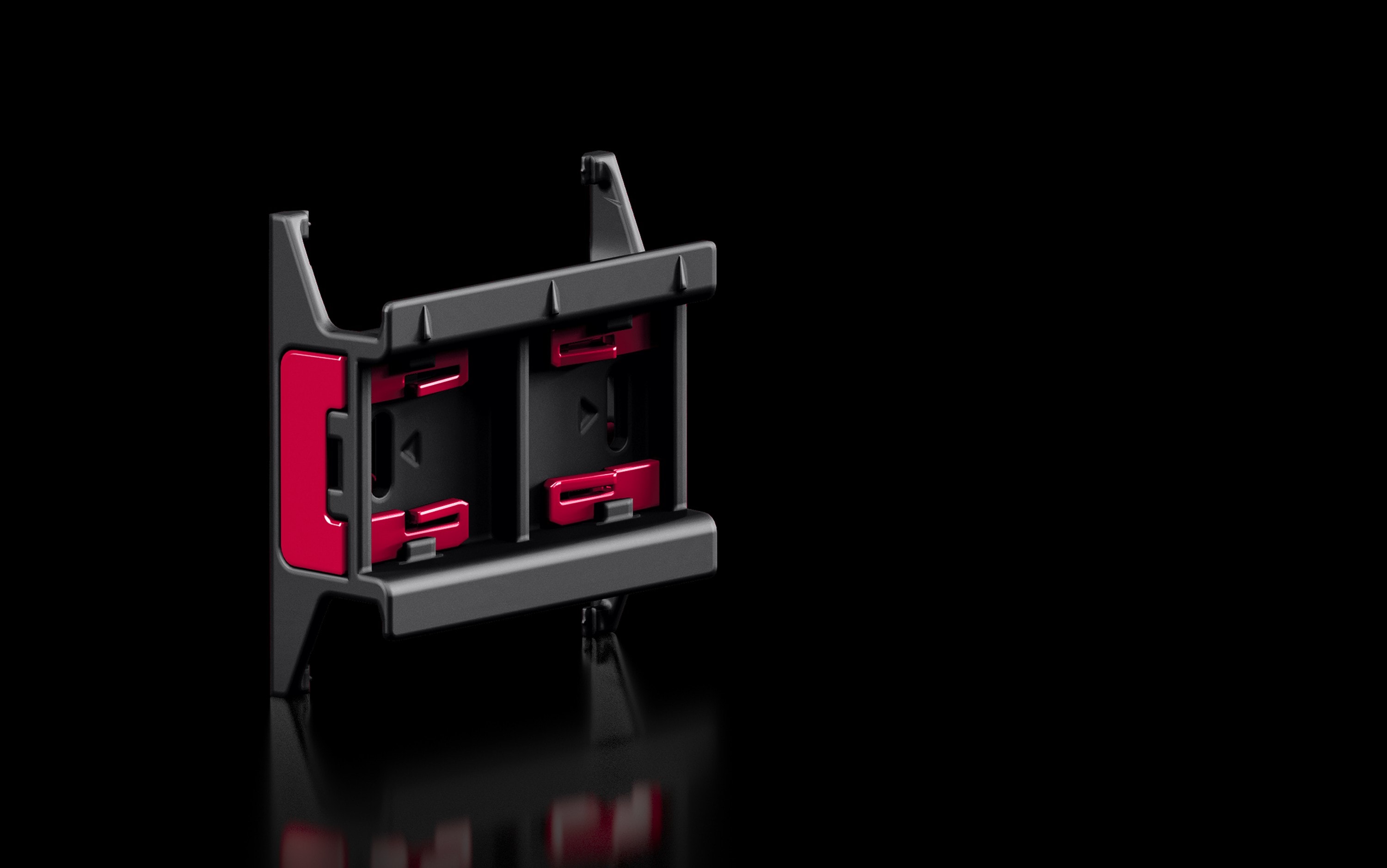 Rittal - Rail porteur avec clip de verrouillage, L : 45 mm