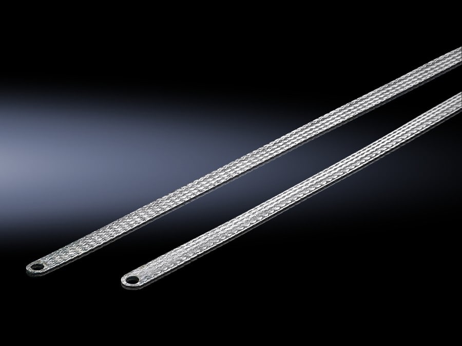 Rittal - Ruban de masse 10mm² L200mm - SZ - Cuivre étamé