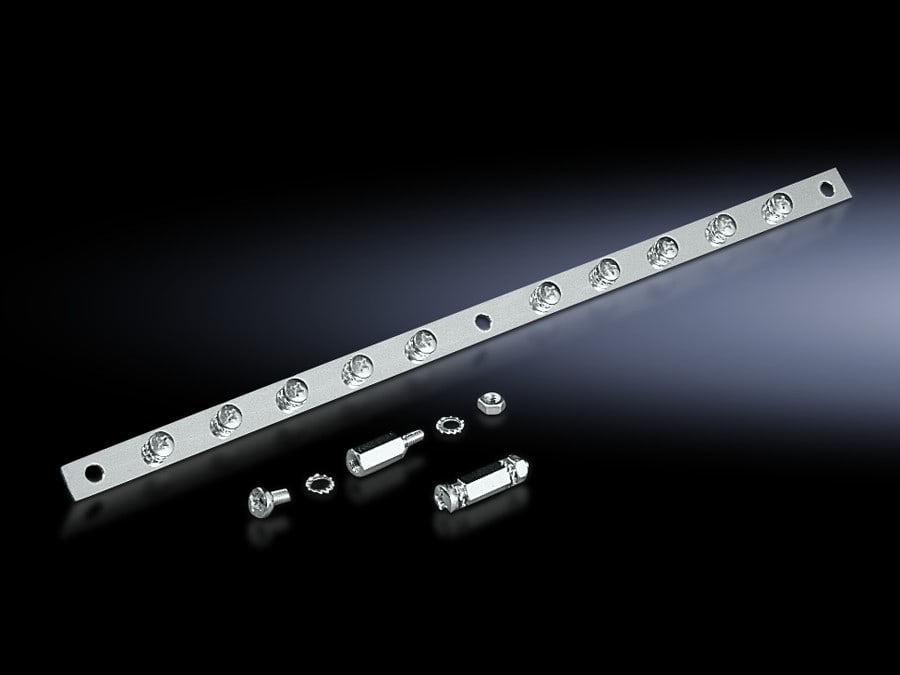 Rittal - Rail de protection CEM  - longueur : 375 mm