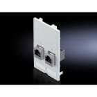 Rittal - Volet d'interface IP65 - SZ - Cadre de montage simple, avec volet en plastique