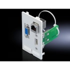 Rittal - Volet d'interface IP65 - SZ - Cadre de montage simple, avec volet en plastique
