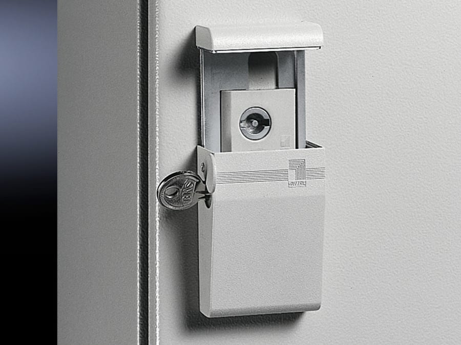 Rittal - Verrouillage par serrure semi-cylindrique pour coffrets électriques AE