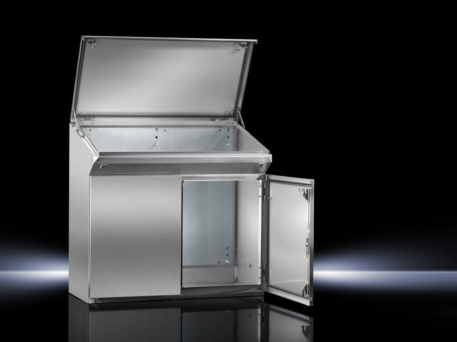 Rittal - Pupitre monobloc en acier inoxydabble L1200 H960 P400