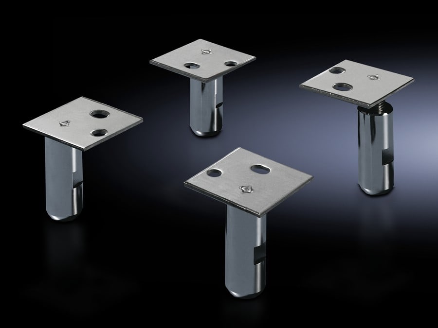 Rittal - Pieds de nivellement pour armoires VX, TS, VX SE en acier inoxydable