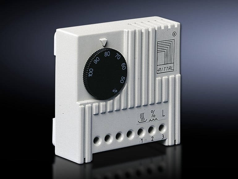 Rittal - Hygrostat 24-230V (AC/DC) - LHP : 71 x 71 x 33,5 mm