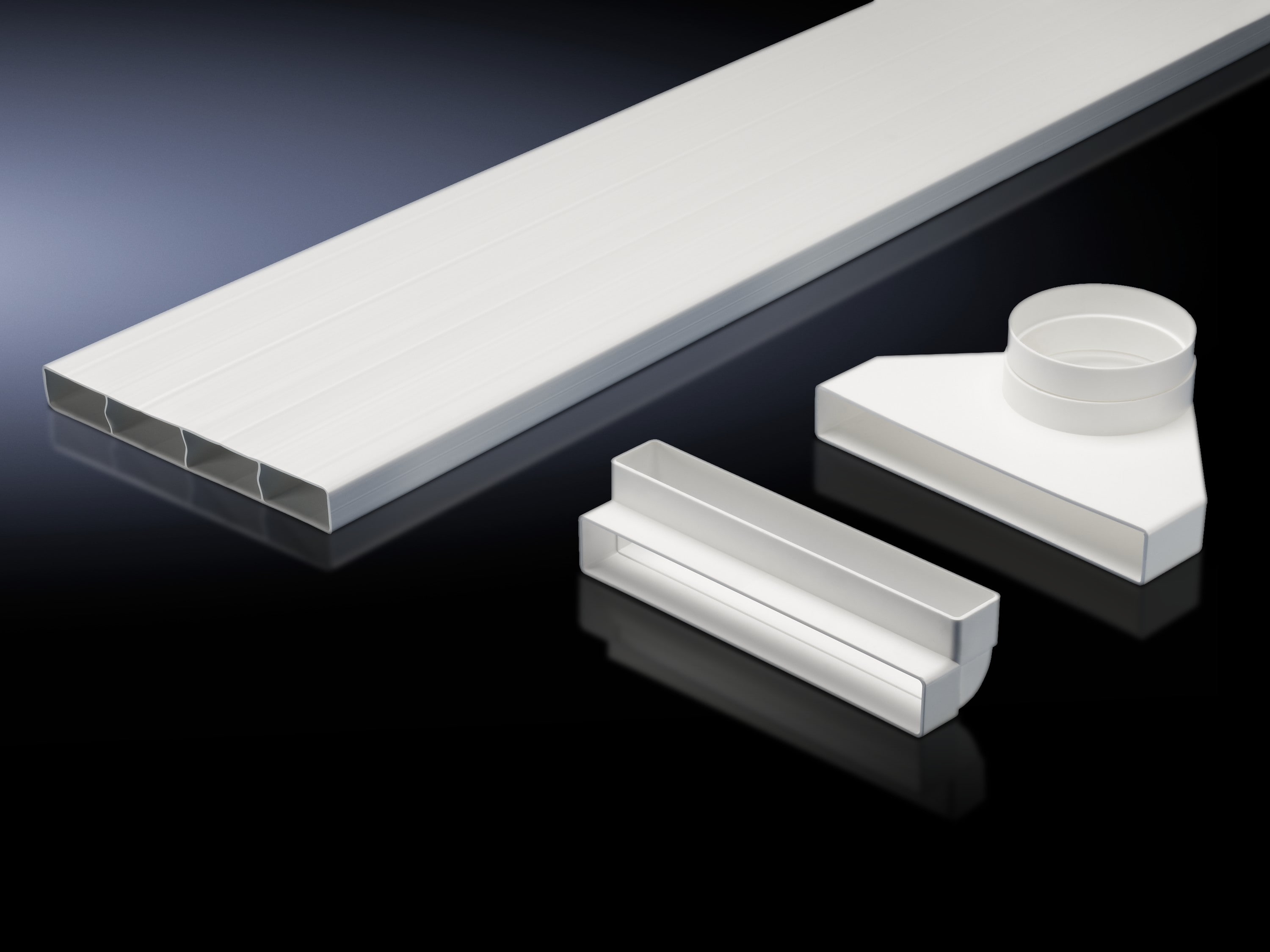 Rittal - Goulotte plate de canalisation d'air pour climatisation
