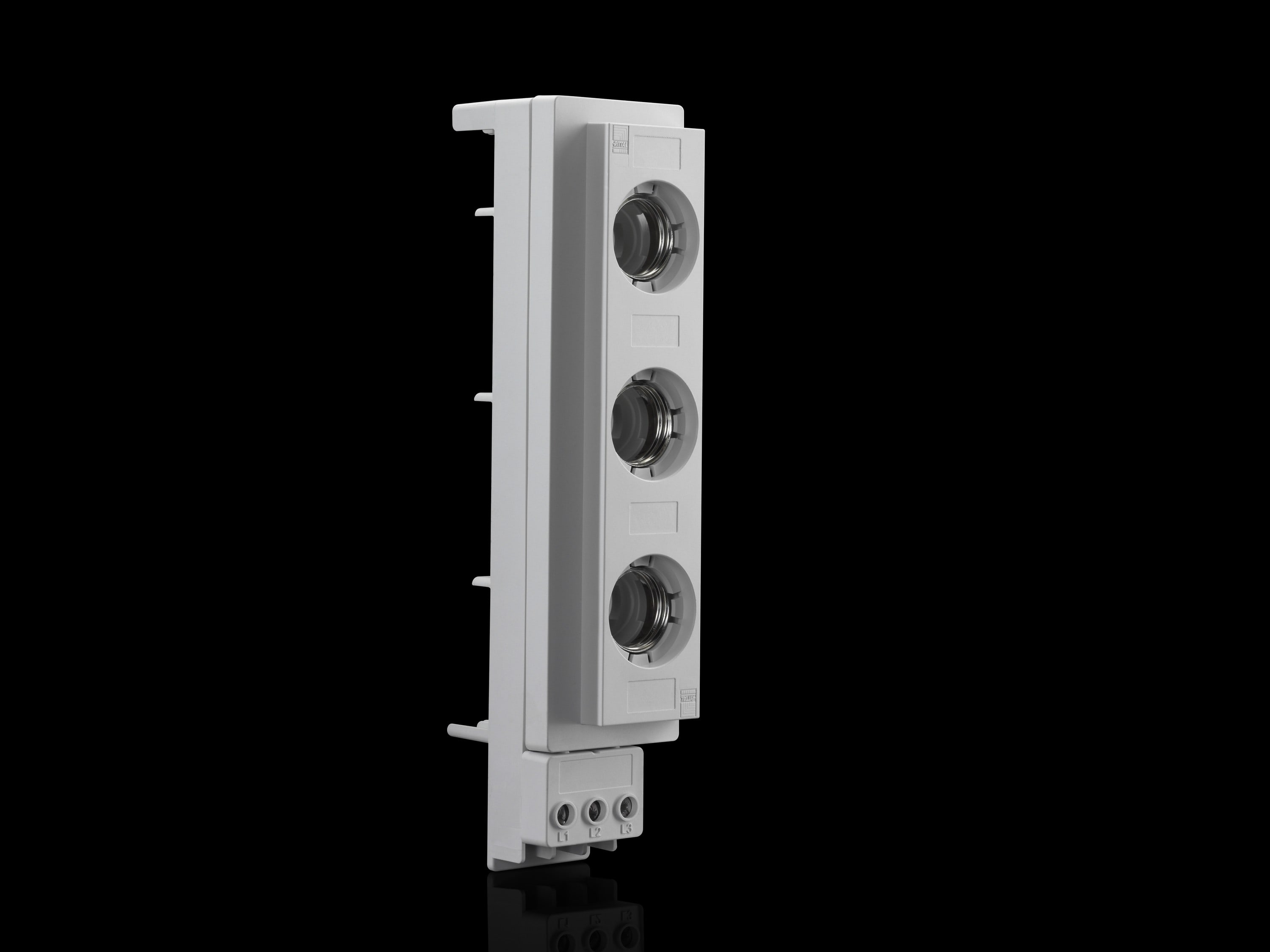 Rittal - Socle fusibles curseur 25A-500V DII-E27 - Gamme Distribution de courant