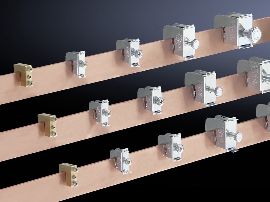 Rittal - Bride de serrage 1-4mm² - Gamme Distribution de courant