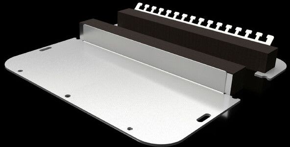 Rittal - Plaque passe câbles - AX - acier - L301 P221 - joint compression- coffret AX -T5