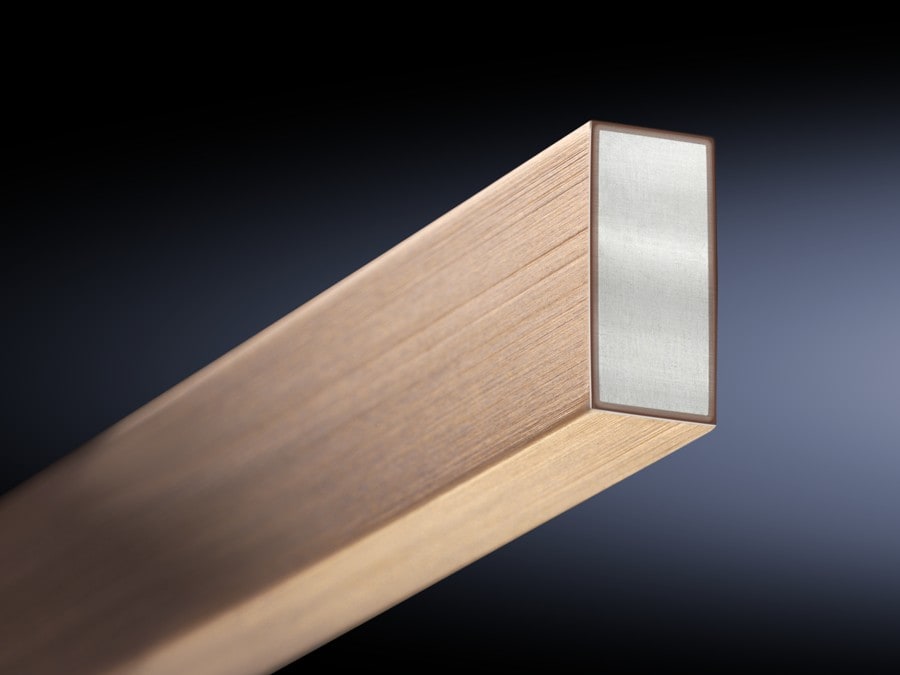 Rittal - barre CUPONAL 20x5mm-235A - Distribution de courant