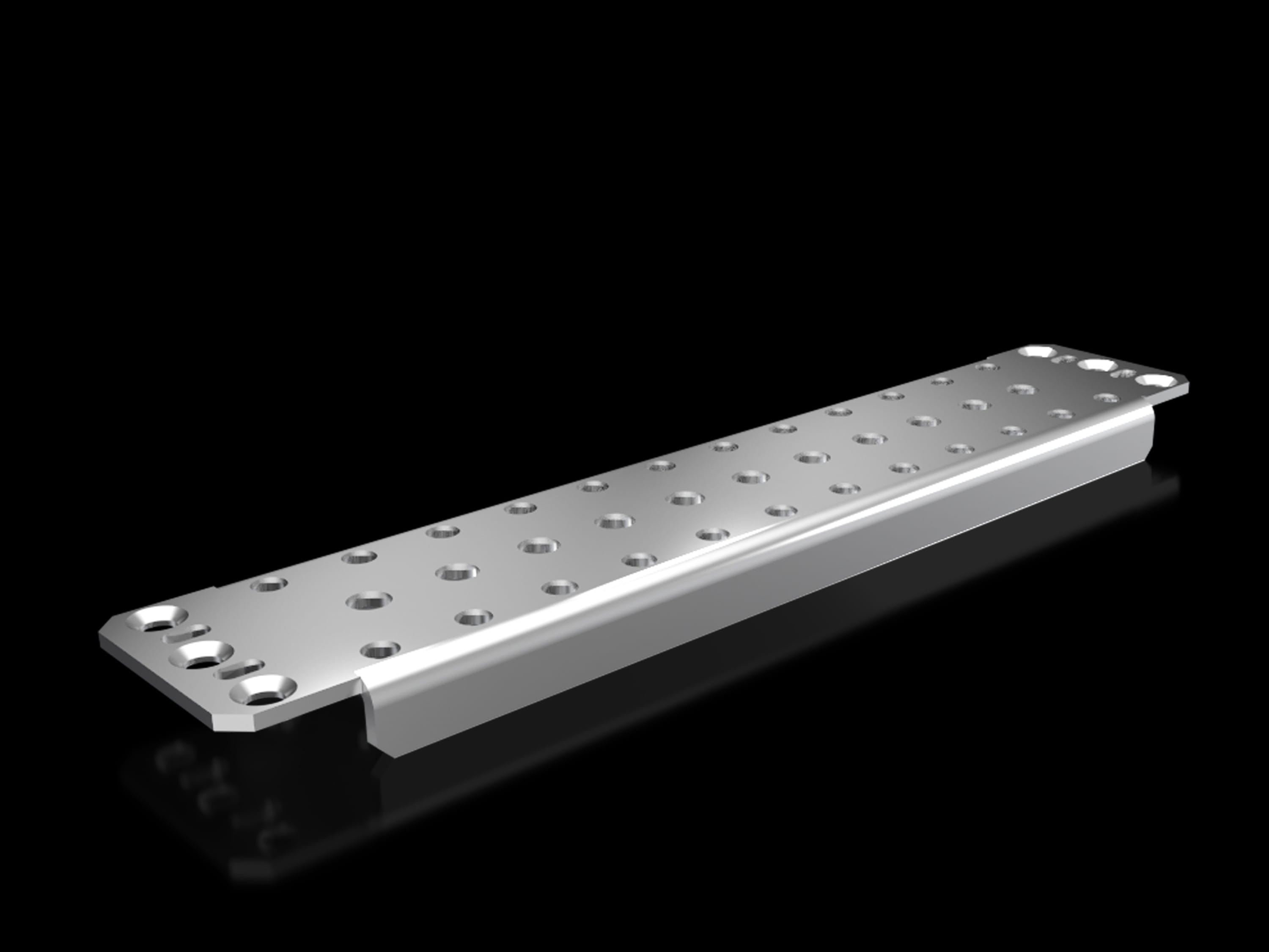 Rittal - Rail porteur 75 x 20 mm pour armoires  VX, TS, VX SE- pour L400mm P400 mm