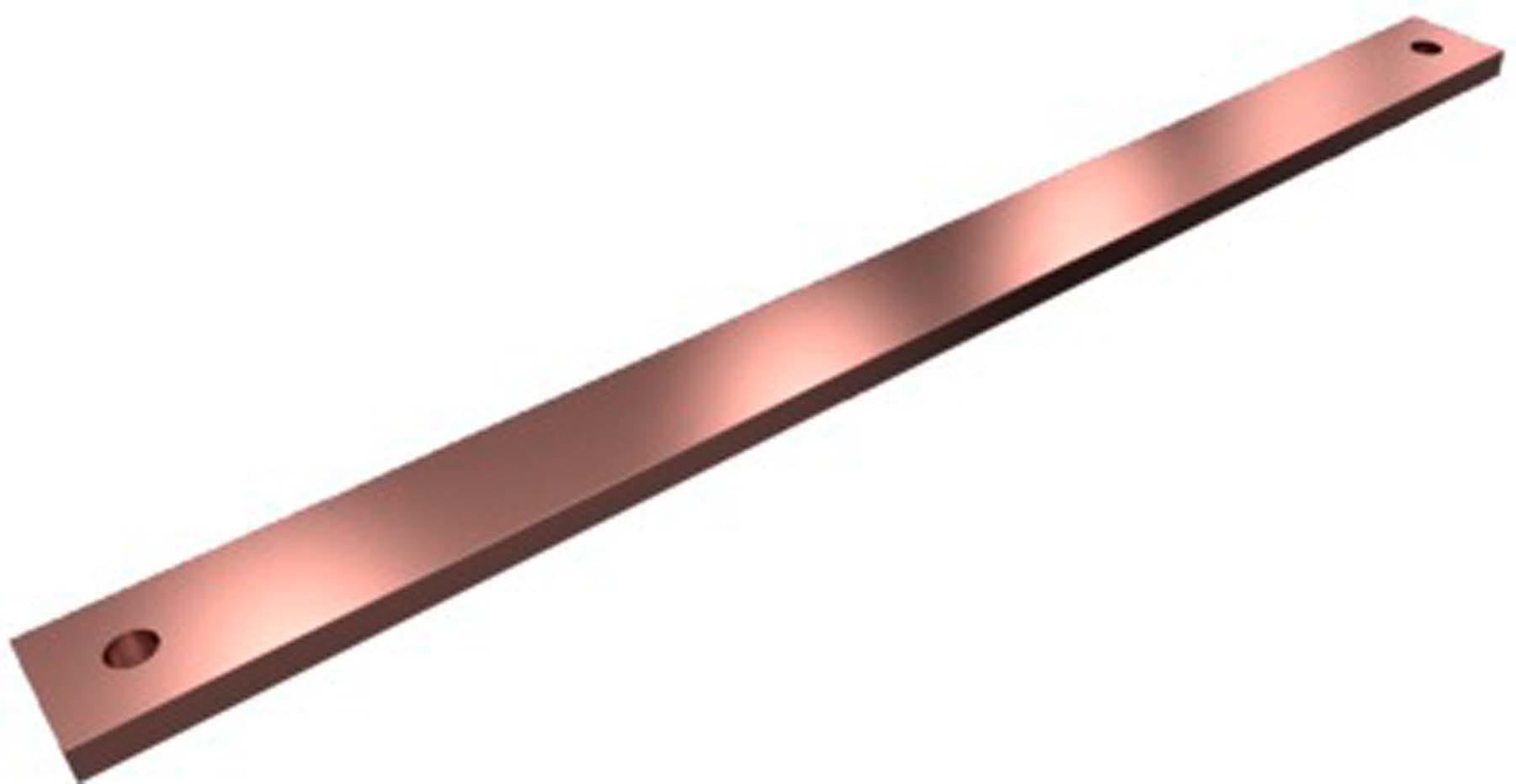 Rittal - 2 Barre courant Terre/Terre-Neutre 40x10 - SV- L500