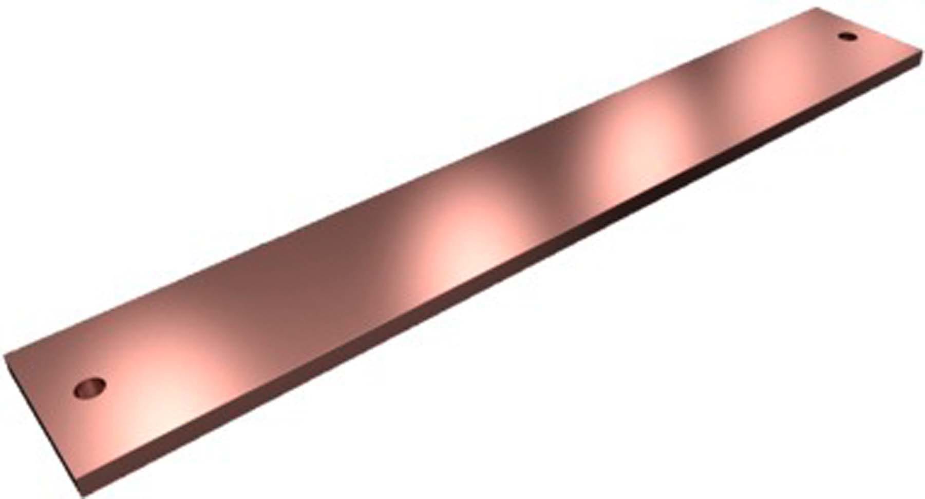 Rittal - 2 Barre courant Terre/Terre-Neutre 80x10 - SV- L500