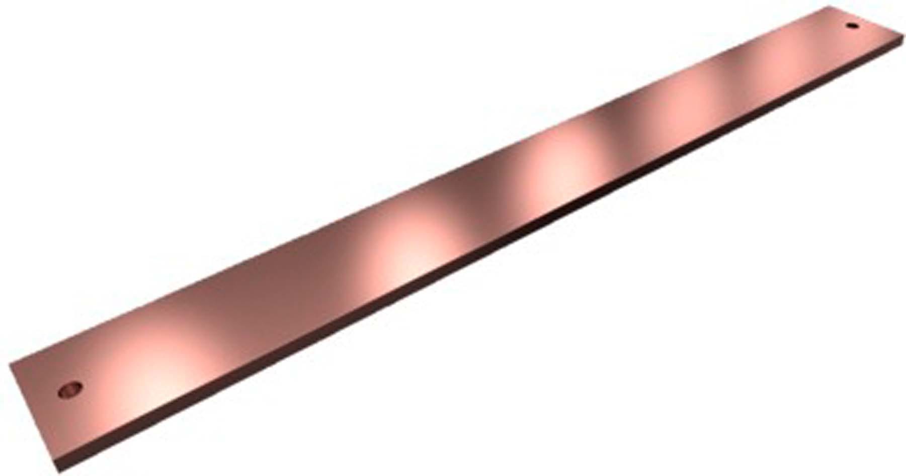 Rittal - 2 Barre courant Terre/Terre-Neutre 80x10 - SV- L700