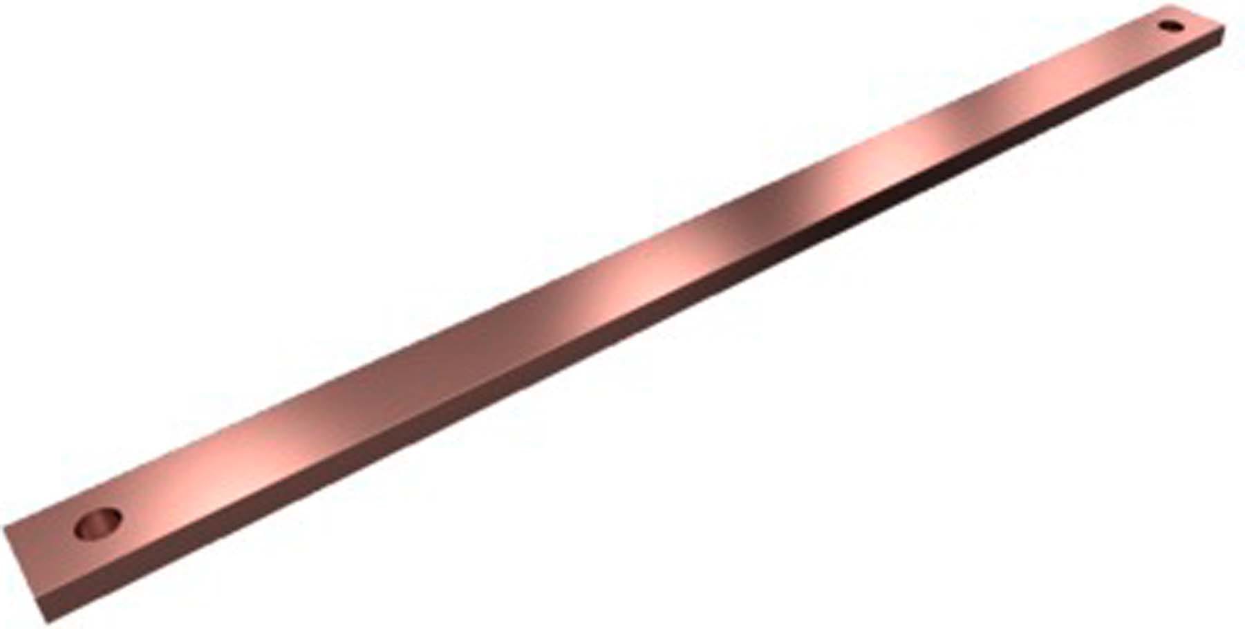 Rittal - 2 Barre courant Terre/Terre-Neutre 30x10 - SV- L500