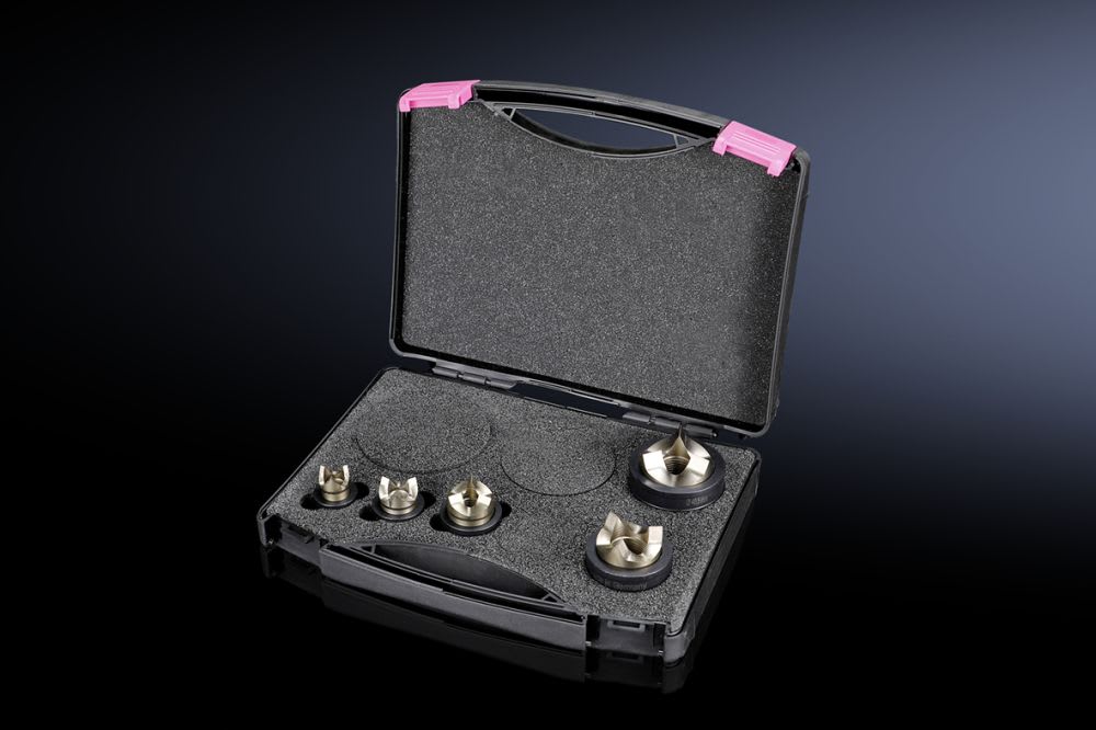 Rittal - Kit 5 emporte-pièces inters.M16 à M40 gamme automation systems