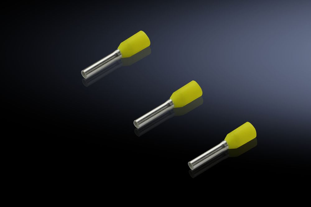 Rittal - 500 Embout isolé 1 mm²-L8mm-jaune gamme automation systems