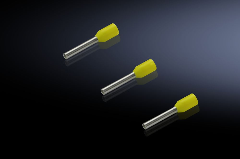 Rittal - 500 Embout isolé 1 mm²-L10mm-jaune gamme automation systems