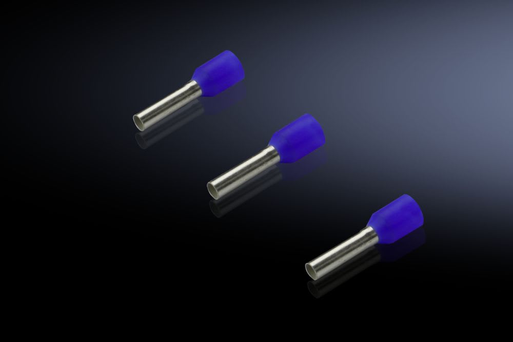 Rittal - 500 Embout isolé 2,5 mm²-L10mm-bleu gamme automation systems