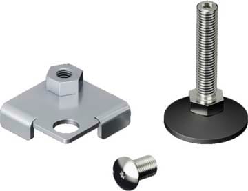 Rittal - 4 Pieds de mise à niveau avec réglage par l'intérieur - VX IT