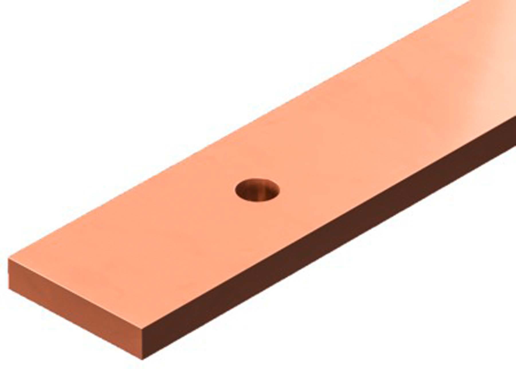 Rittal - Barre de cuivre - SV - L385 H50 P10 - Perforation intégrée