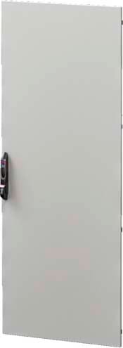 Rittal - Porte en tôle d'acier monobloc pleine - VX IT -  L800 H2000mm RAL 7035 - IP55