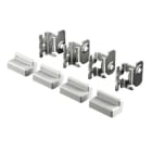 Rittal - 4 Patte de fixation murale - AX KX - Inox - Ecart coffret 15mm