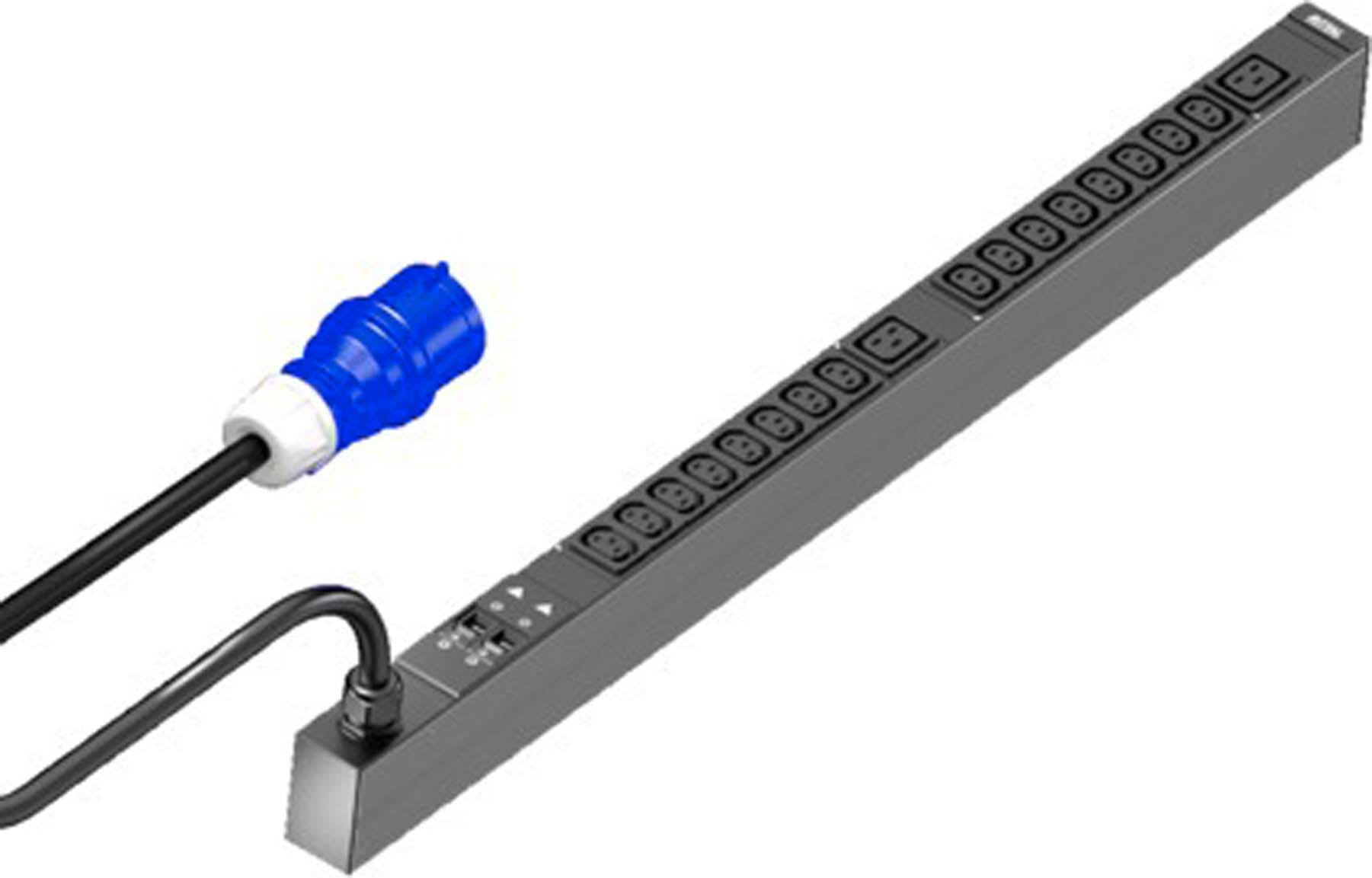 Rittal - PDU Basic - monophasé 32A - 16xC13 + 2xC19