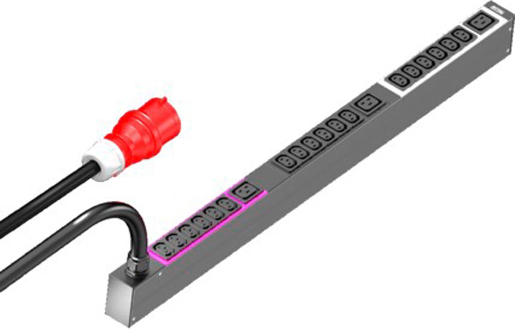 Rittal - PDU Basic -  triphasé -  16A - 18xC13 + 3xC19