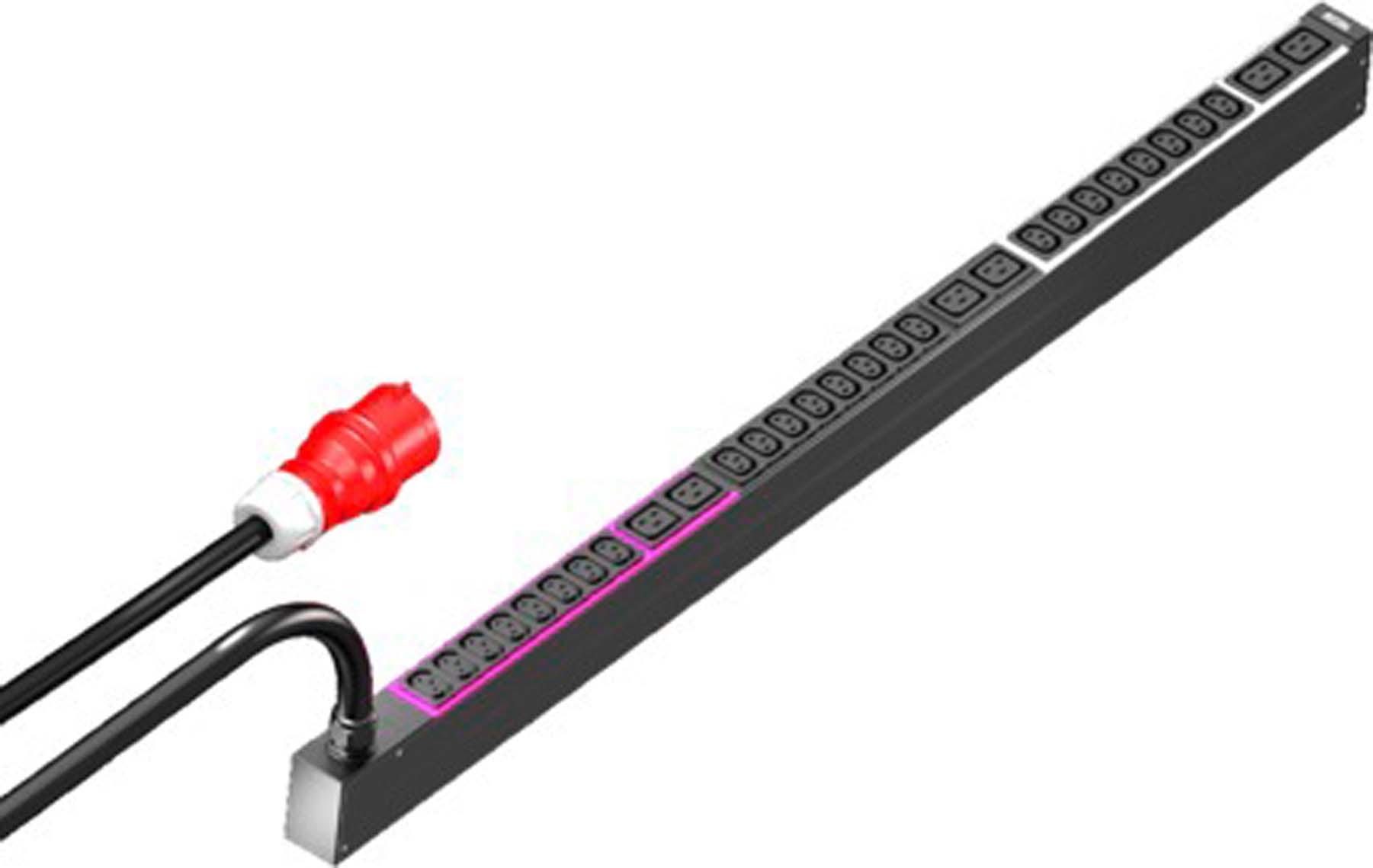 Rittal - PDU Basic - triphasé - 16A - 24xC13 + 6xC19