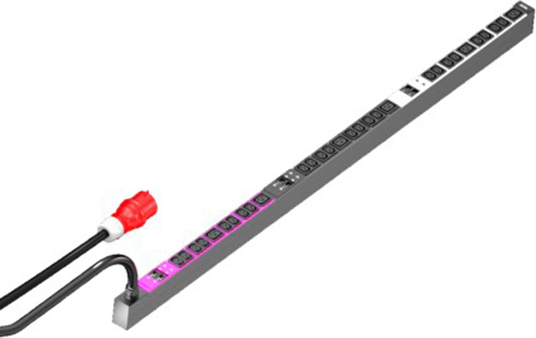 Rittal - PDU Basic - triphasé - 32A - 24xC13 + 6xC19