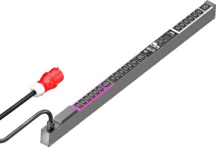 Rittal - PDUi Metered - triphasé - 16A - 18xC13 + 3xC19