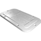 Rittal - Plaque passe câbles - AX - plastique - L256 P149 - préestempée - coffret AX - T1