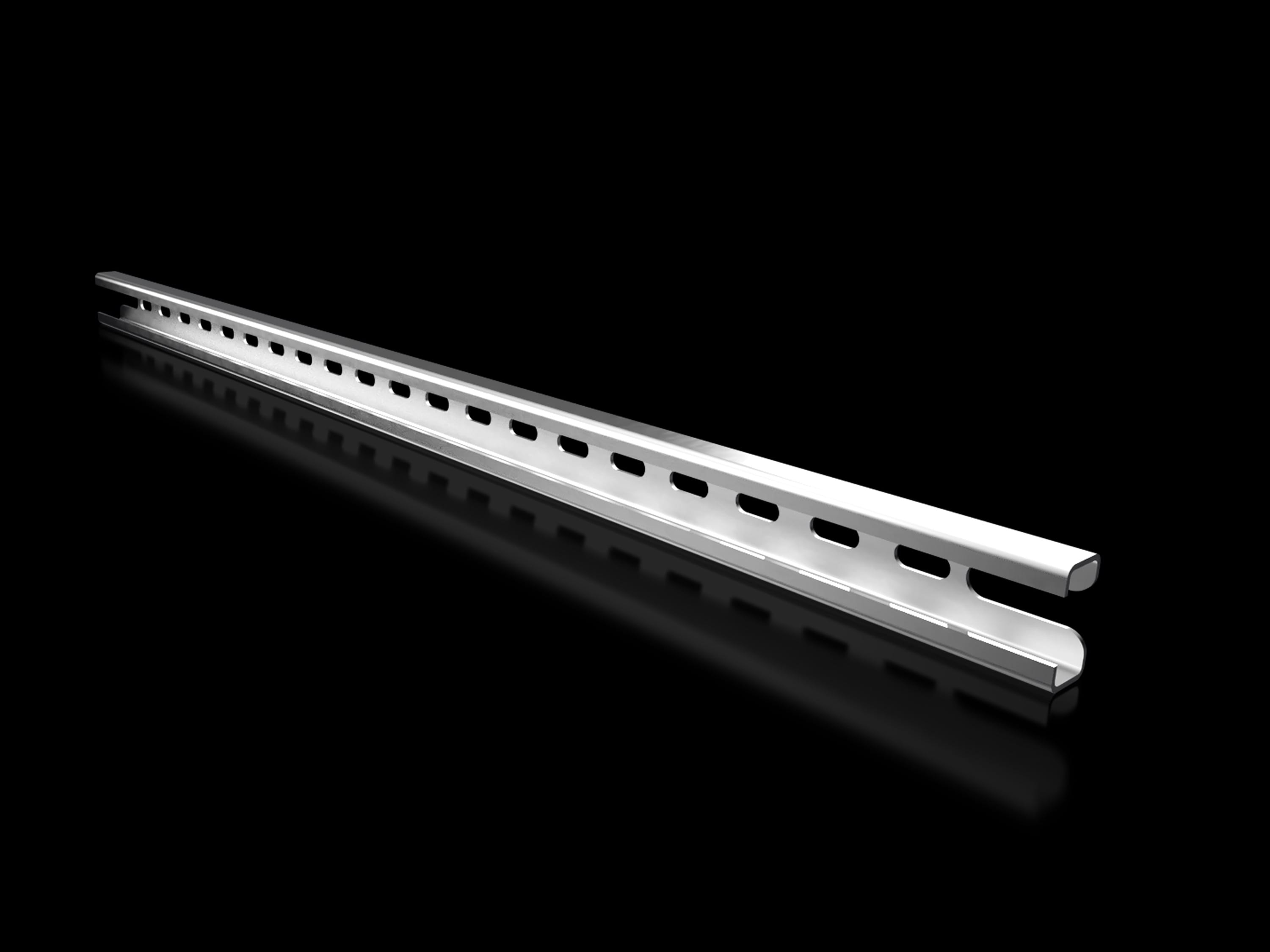 Rittal - Rails profilés en C 30/15 L/P : 600 mm, longueur : 555 mm